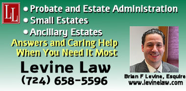 Law Levine, LLC - Estate Attorney in Johnstown PA for Probate Estate Administration including small estates and ancillary estates